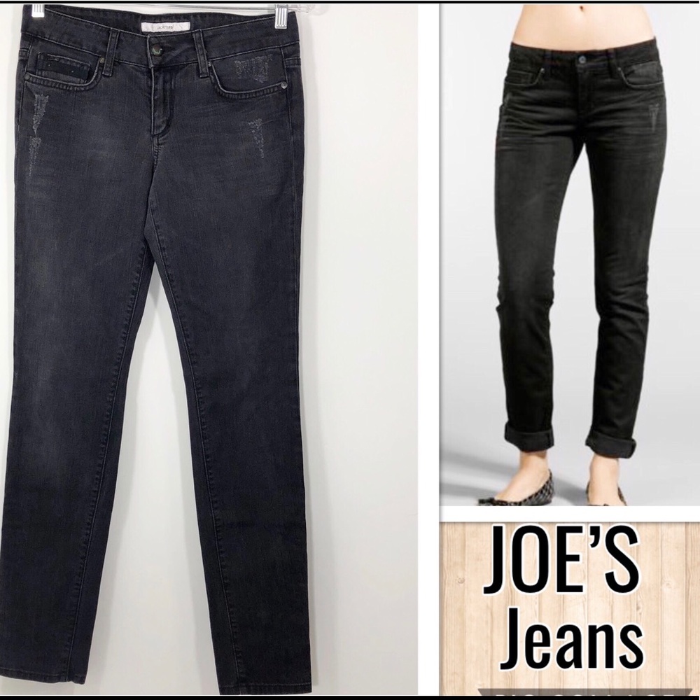 Final SALE!!! Joe’s Jeans Rolled Chelsea Distressed Straight Leg Pants size 27
